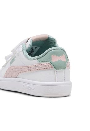 Tenis Deportivos Puma Original Smash 3 Girly V Blanco Niños