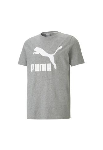 Camisa Deportiva Puma Original Classic Logo Gris Para Hombre Puma