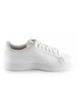 Tenis  Blancos PUMA Smash V2 De Cuero Con Perforaciones de Puma