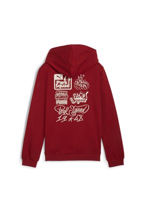 Hoodie Puma Original Ess+ Mid 90S Hoodie Tr B Rojo Para Nino