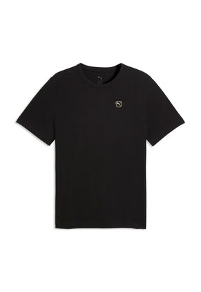 Tshirt Puma Original Ess Elevated Tee Negro Para Hombre