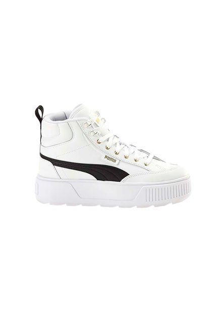 Tenis Puma Karmen Mid Wns Mujer-Blanco/Negro