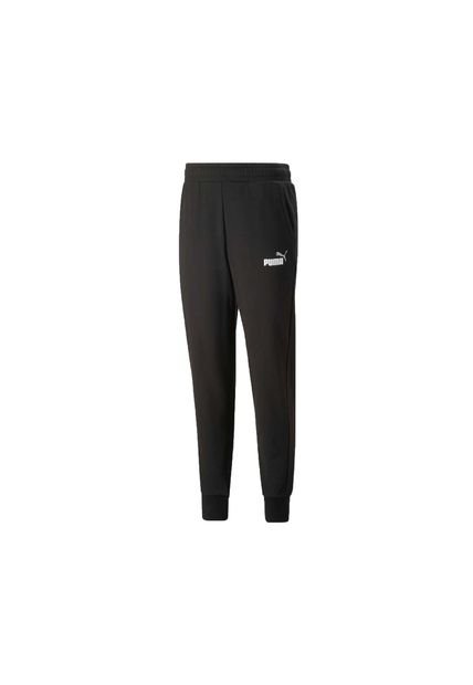 Sudadera Deportiva Puma Hombre Ess+ 2 Col Logo Pants Negro