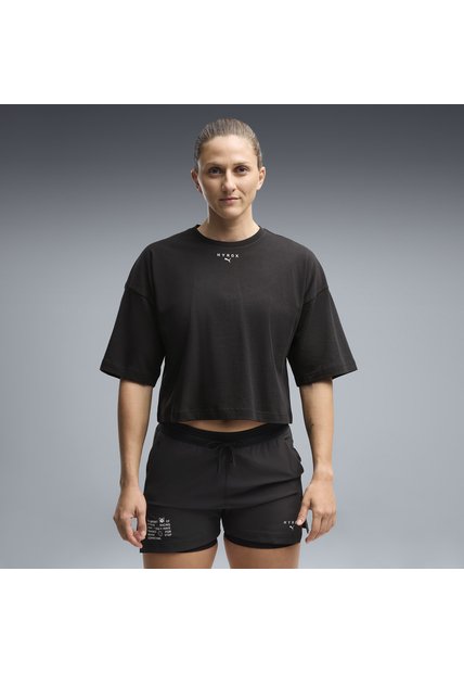 Tshirt Deportiva Puma Original Puma X Hyrox Negro Mujer