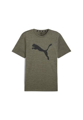 Camisa Tshirt Marca Puma Train Heather Original Verde Hombre