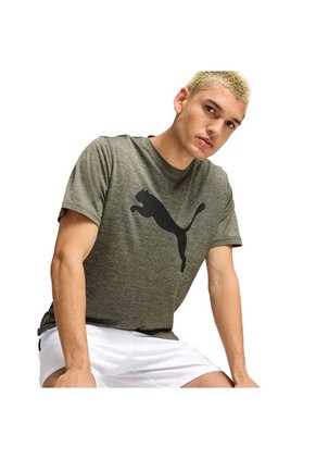 Camisa Tshirt Marca Puma Train Heather Original Verde Hombre