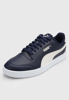 Tenis Lifestyle Azul Navy-Marfil-Blanco Puma Shuffle