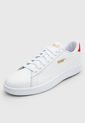 Tenis Lifestyle Blanco-Rojo-Dorado Puma Smash v2 L de Puma