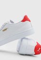 Tenis Lifestyle Blanco-Rojo-Dorado Puma Smash v2 L de Puma