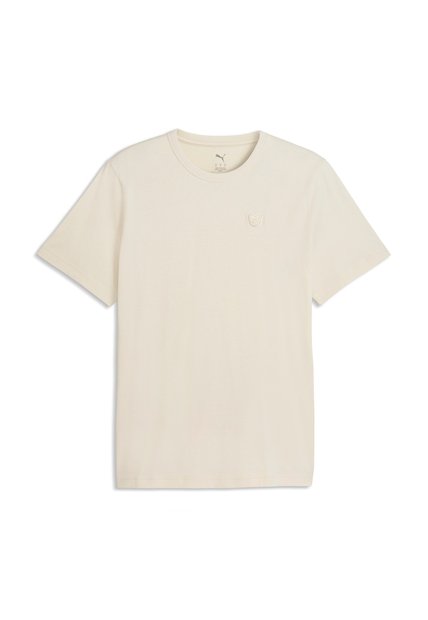 Tshirt Puma Original Ess Elevated Tee Beige Para Hombre
