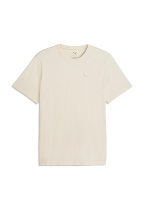 Tshirt Puma Original Ess Elevated Tee Beige Para Hombre