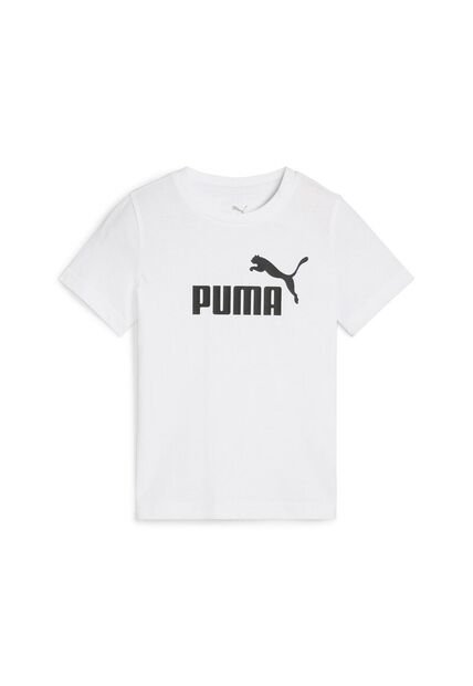 Camisa Deportiva Puma Original Ess No. 1 Logo Blanco Niños