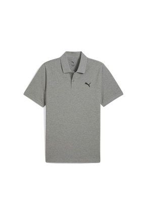 Camisa Polo Marca Puma Ess Small Pique Original Gris Hombre