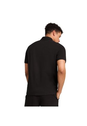 Camisa Polo Marca Puma Ess No 1 Logo Original Negro Hombre