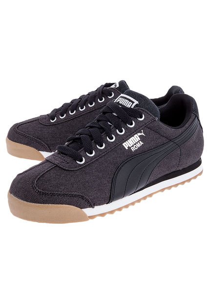 puma roma waxed denim