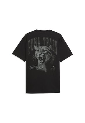 Tshirt Puma Original M Lead The Pack Negro Para Hombre