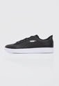 Tenis Lifestyle Negro-Blanco Puma Smash v2 Tape de Puma