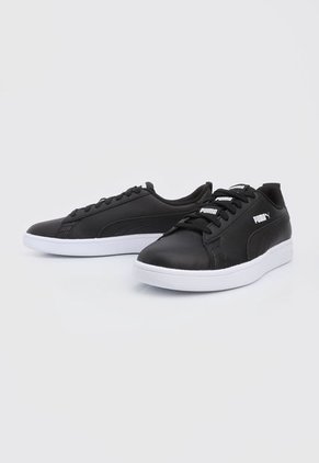 Tenis Lifestyle Negro-Blanco Puma Smash v2 Tape