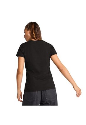 Camiseta Puma Ess Metallic Original Negro Mujer
