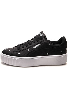 Tenis Negro-Blanco Puma vikky Stacked studs