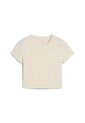 Camisa Deportiva Puma Original Wardrobe Ess Baby Beige Mujer de Puma