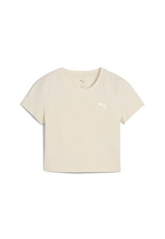 Camisa Deportiva Puma Original Wardrobe Ess Baby Beige Mujer Puma