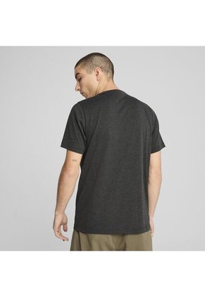 Tshirt Puma Original Ess No. 1 Logo Heather Gris Para Hombre