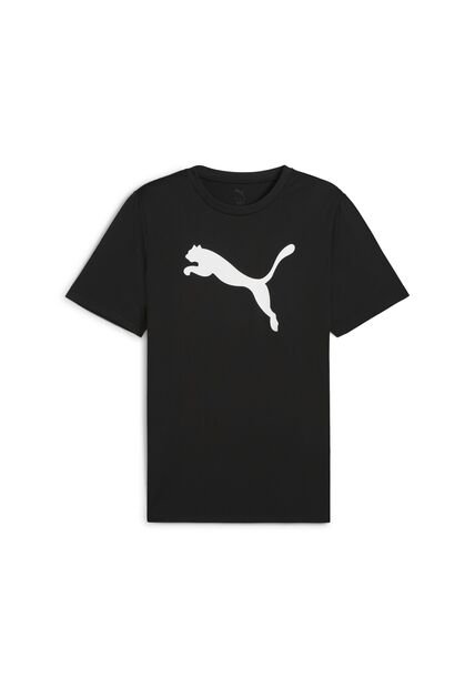 Tshirt Puma Original Essential Logo Poly Negro Para Hombre