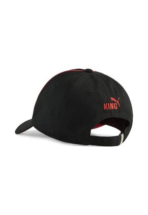 Gorra Puma Original Ac Milan King Cap Negro Rojo Para Hombre