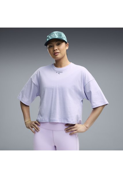 Tshirt Deportiva Puma Original Puma X Hyrox Lila Para Mujer