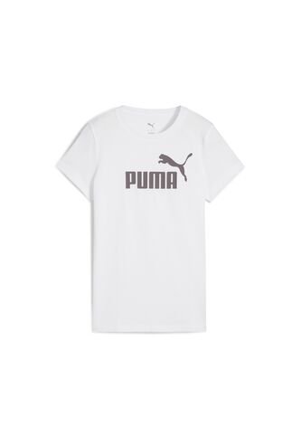 Tshirt Puma Original Ess No. 1 Logo Tee W Blanco Para Mujer Puma