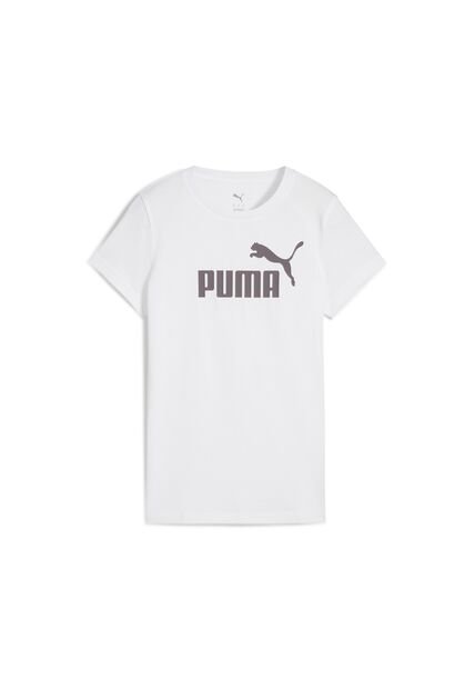 Tshirt Puma Original Ess No. 1 Logo Tee W Blanco Para Mujer