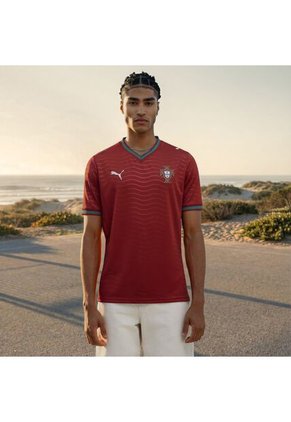 Camiseta Deportiva Puma Original FpfHome Rojo Para Hombre