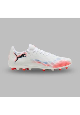 Guayos Puma Hombre Future 8 Play MG Untamed - Blanco - Rojo Puma