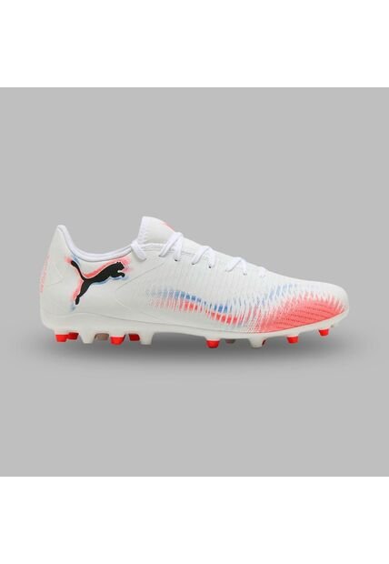 Guayos Puma Hombre Future 8 Play MG Untamed - Blanco - Rojo
