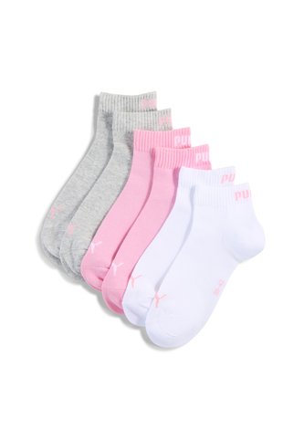 Medias Deportivas Puma Original Quarter Plain 3P Rosa Unisex Puma