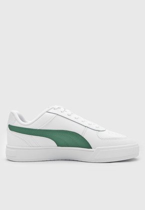 Tenis Lifestyle Blanco-Verde Puma Caven
