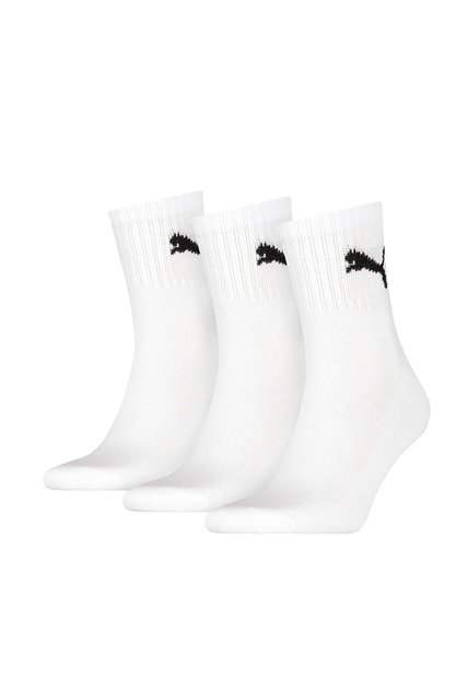 Medias Deportivas Puma Original Short Crew 3 P Blanco Unisex