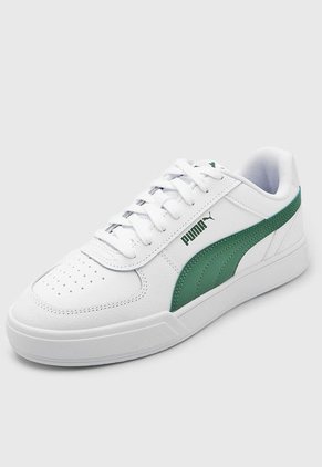 Tenis Lifestyle Blanco-Verde Puma Caven