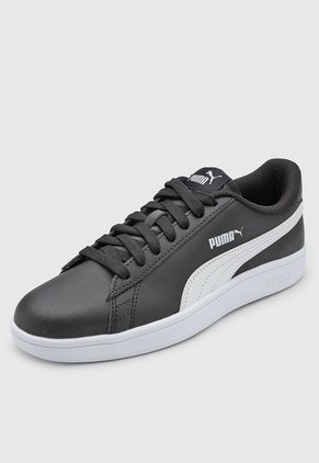 Tenis Lifestyle Negro-Blanco Puma Smash v2 L