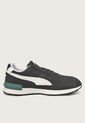 Tenis Lifestyle Negro-Blanco-Verde PUMA Graviton de Puma