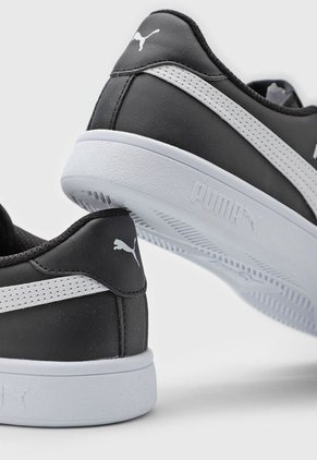 Tenis Lifestyle Negro-Blanco Puma Smash v2 L