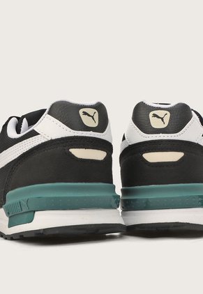 Tenis Lifestyle Negro-Blanco-Verde PUMA Graviton
