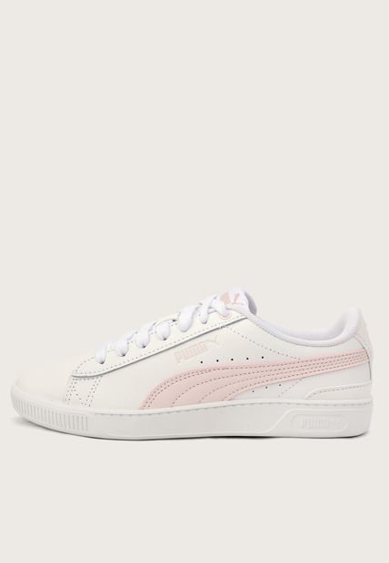 Tenis Lifestyle Blanco-Rosa PUMA Vikky v3 Leather