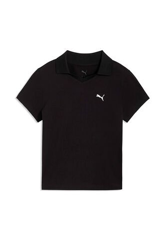 Camisa Tipo Polo Puma Originales Essentials Baby Negro Mujer Puma