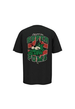 Camisa Deportiva Puma Original Graphics Super Negro Hombres