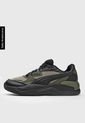 Tenis Lifestyle Negro-Verde Oliva-Beige Puma X-Ray Speed de Puma