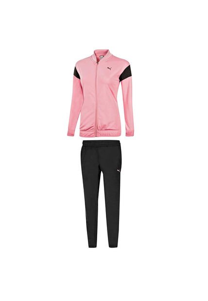 Sudadera Rosa/Negro Puma Classic Tricot Suit Op Para Mujer 583656-16