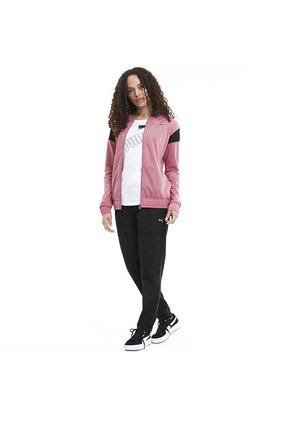 Sudadera Rosa/Negro Puma Classic Tricot Suit Op Para Mujer 583656-16