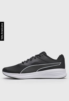 Tenis Running Negro-Blanco Puma Transport
